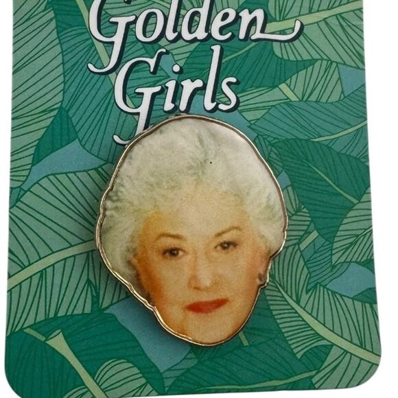 Golden Girls Dorothy Enamel Pin Metal Collectible Butterfly Clip Backing Fan - Picture 2 of 3